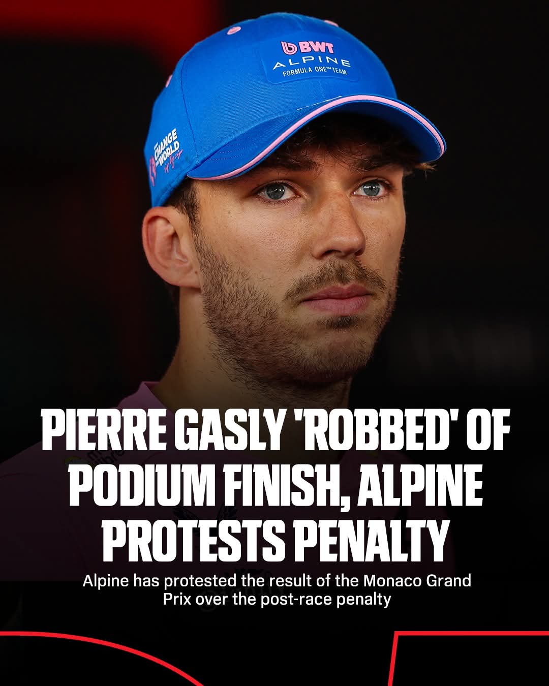 PIERRE GASLY’S MONACO HEARTBREAK SPARKS FIA CONTROVERSY AS ALPINE FIGHTS FOR LOST PODIUM