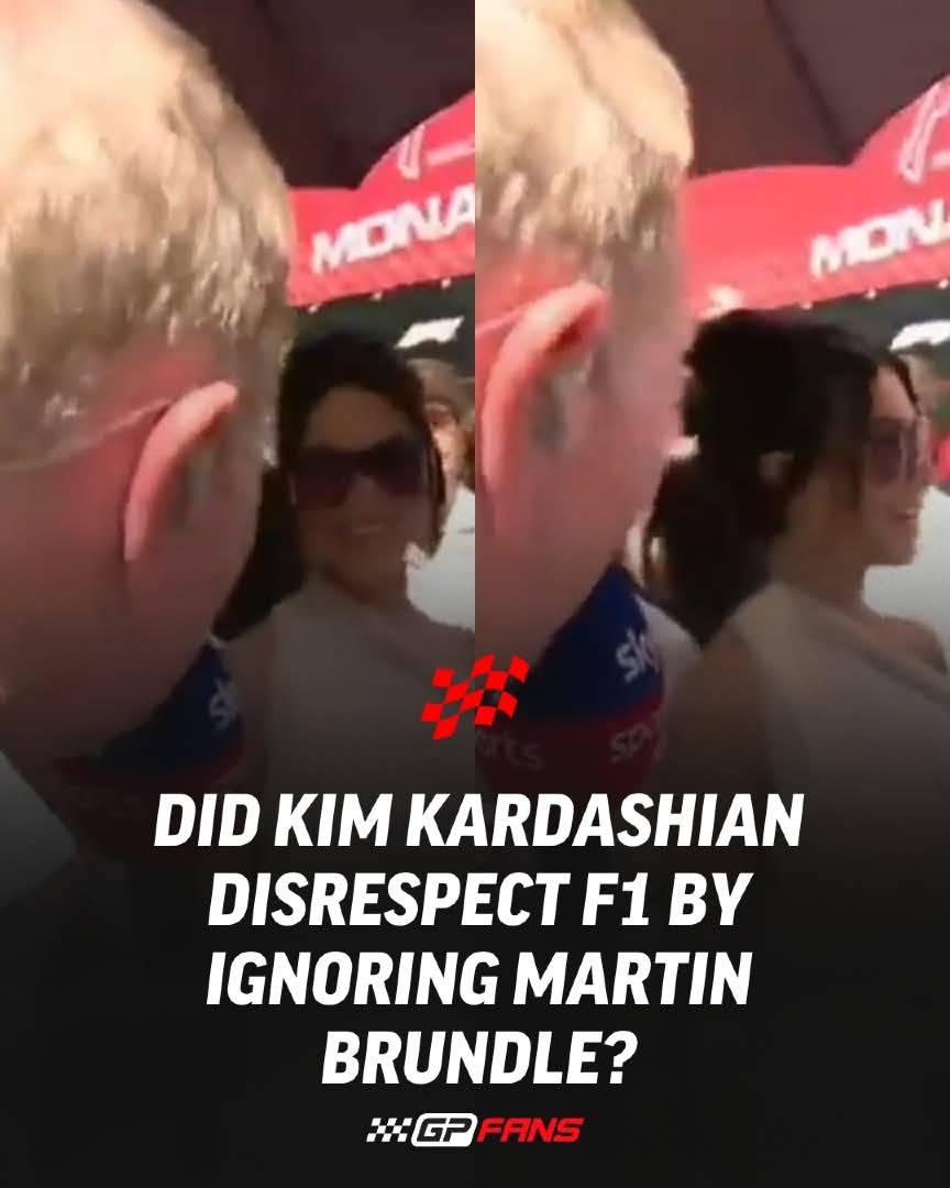 DID KIM KARDASHIAN DISRESPECT FORMULA 1 BY IGNORING MARTIN BRUNDLE? THE MONACO INCIDENT THAT DIVIDED FANS